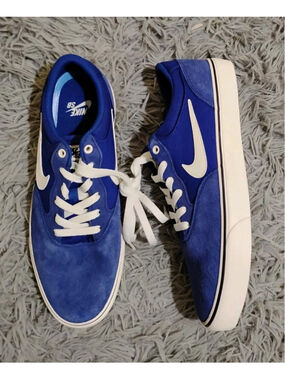Nike Chron 2 SB Deep Royal Blue Men Size 10.5  Canvas Low Sneaker DM3483-401
